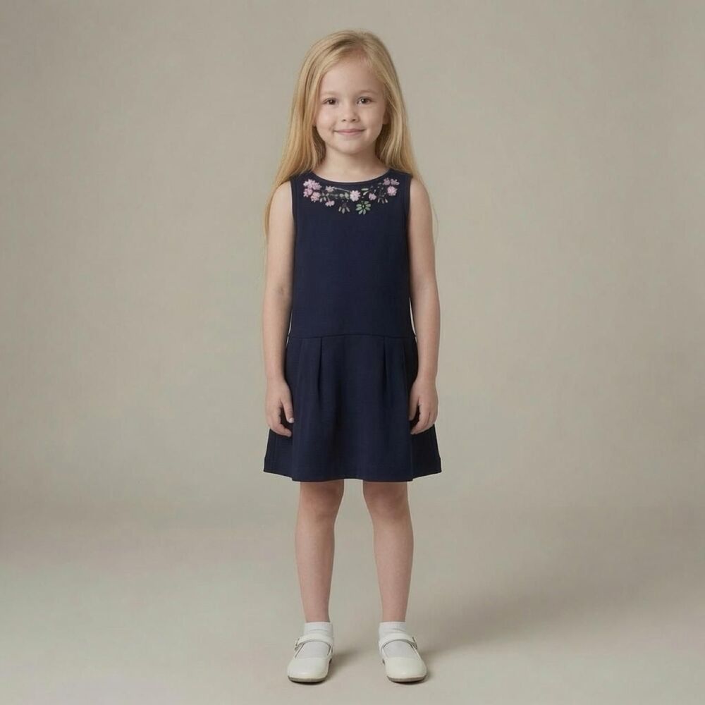 Crewcuts-by-jcrew Women's Navy and Blue Dress